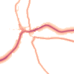 Daytime road noise heatmap for SK17 0AT
