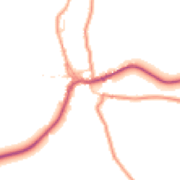 Daytime road noise heatmap for SK17 0AU