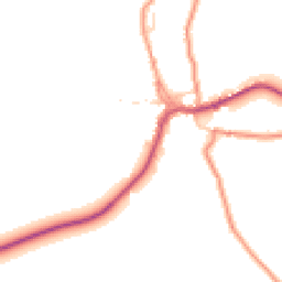 Daytime road noise heatmap for SK17 0BE