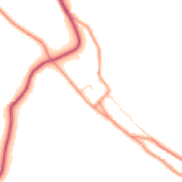 Daytime road noise heatmap for SK17 0BT
