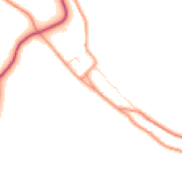 Daytime road noise heatmap for SK17 0BX