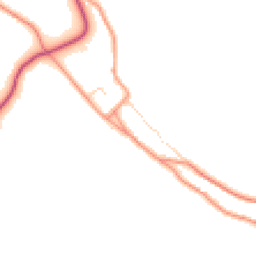 Daytime road noise heatmap for SK17 0BY