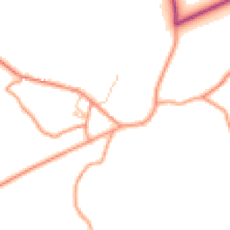 Daytime road noise heatmap for SK17 0JH