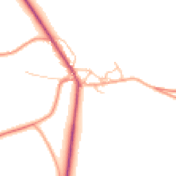 Daytime road noise heatmap for SK17 0NS