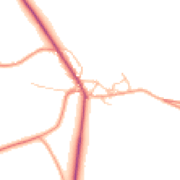 Daytime road noise heatmap for SK17 0NT
