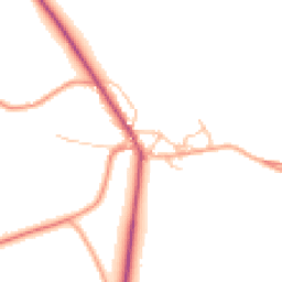 Daytime road noise heatmap for SK17 0NU