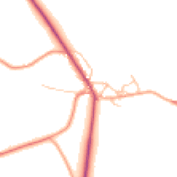 Daytime road noise heatmap for SK17 0NX