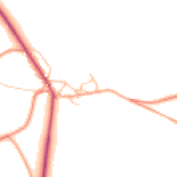 Daytime road noise heatmap for SK17 0PL