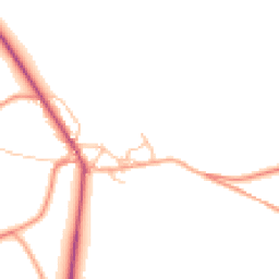 Daytime road noise heatmap for SK17 0PN