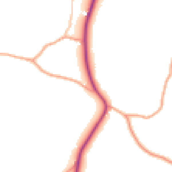 Daytime road noise heatmap for SK17 0TF