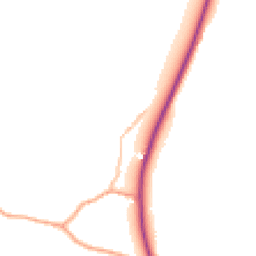 Daytime road noise heatmap for SK17 0TJ