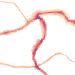 Night-time road noise heatmap for SK17 6EN