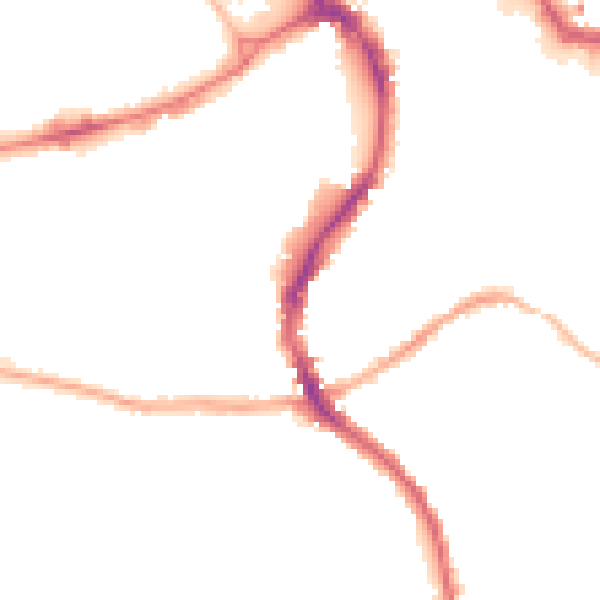 Night-time road noise heatmap for SK17 6ET