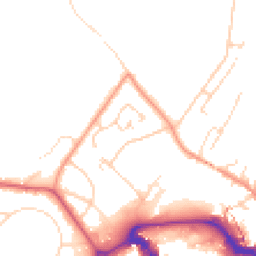Daytime road noise heatmap for SK17 6FD