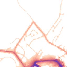 Daytime road noise heatmap for SK17 6FF