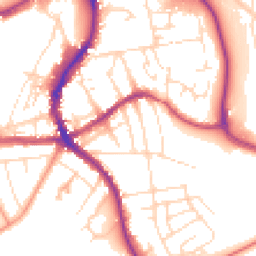 Daytime road noise heatmap for SK17 6NA