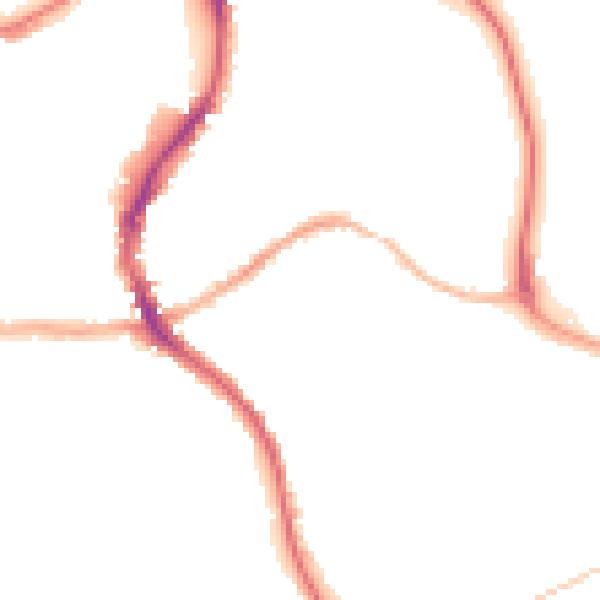 Night-time road noise heatmap for SK17 6NA