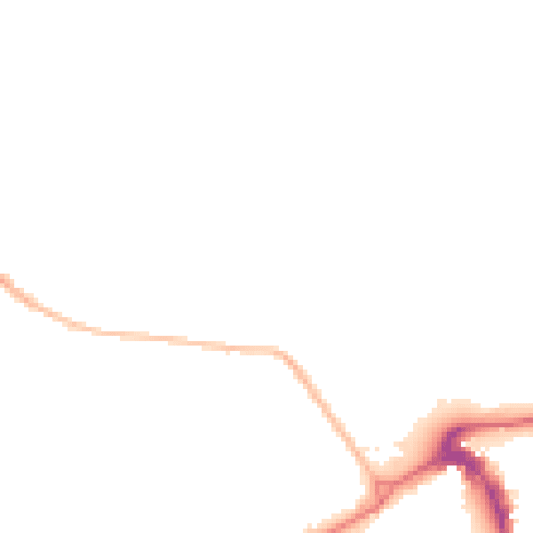 Night-time road noise heatmap for SK17 6RH