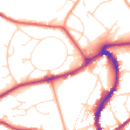 Daytime road noise heatmap for SK17 6SG