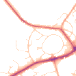 Daytime road noise heatmap for SK17 6TJ