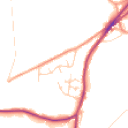 Daytime road noise heatmap for SK17 6UA