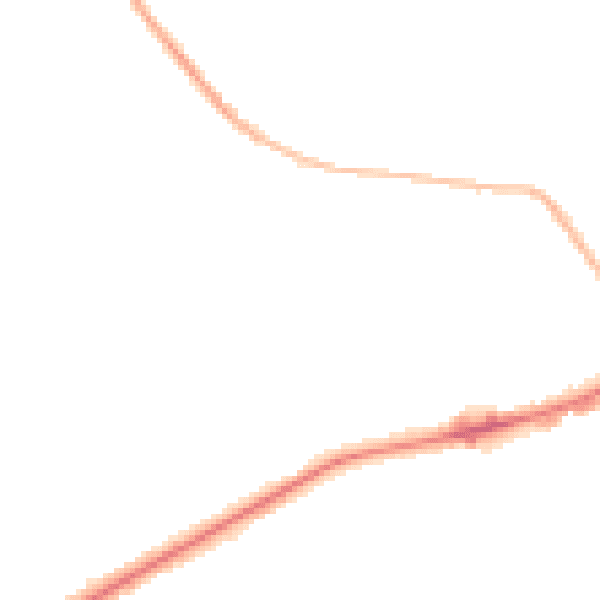 Night-time road noise heatmap for SK17 6XP