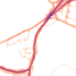 Daytime road noise heatmap for SK17 6YU