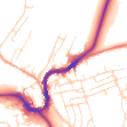Daytime road noise heatmap for SK17 7DS