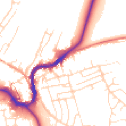 Daytime road noise heatmap for SK17 7DZ