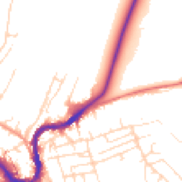 Daytime road noise heatmap for SK17 7EA