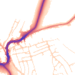 Daytime road noise heatmap for SK17 7EG