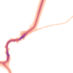 Night-time road noise heatmap for SK17 7EG