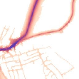 Daytime road noise heatmap for SK17 7EL