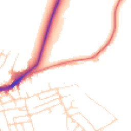 Daytime road noise heatmap for SK17 7EN