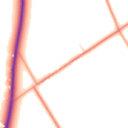 Daytime road noise heatmap for SK17 7HS