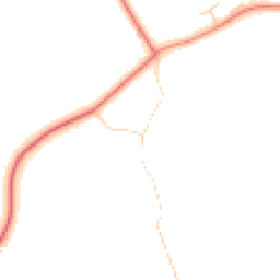 Daytime road noise heatmap for SK17 7JW