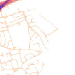 Daytime road noise heatmap for SK17 7LT