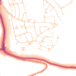 Daytime road noise heatmap for SK17 7RD