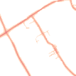 Daytime road noise heatmap for SK17 8AW