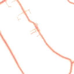 Daytime road noise heatmap for SK17 8AZ