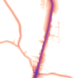Daytime road noise heatmap for SK17 8BS