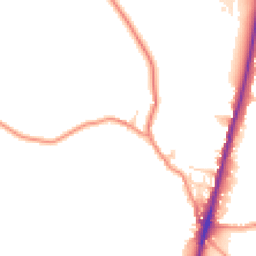 Daytime road noise heatmap for SK17 8DD
