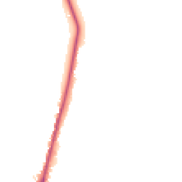 Night-time road noise heatmap for SK17 8DY