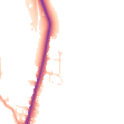 Daytime road noise heatmap for SK17 8FP