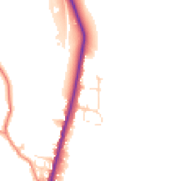 Daytime road noise heatmap for SK17 8FT