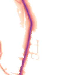 Daytime road noise heatmap for SK17 8FW