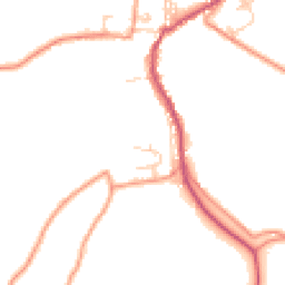 Daytime road noise heatmap for SK17 8HW