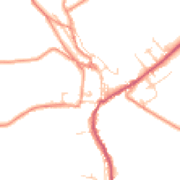 Daytime road noise heatmap for SK17 8JJ