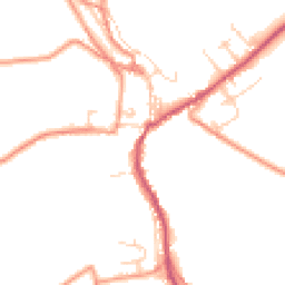 Daytime road noise heatmap for SK17 8JT