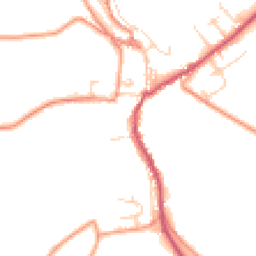 Daytime road noise heatmap for SK17 8JX